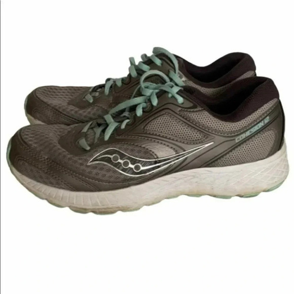 Saucony cohesion12 versa 8.5 gray running sneakers - Picture 2 of 8